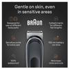 Braun Body Groomer 5 for Men, BG5340, Manscaping Tool, SkinShield Technology, Sensitive Comb, Lifetime Sharp Metal Blade, Body Groomer for Men, Gray/White view 4