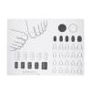 Silicone Manicure Pad Acrylic Nail Practice Mat Acrylic Nail Mat Trainer Acrylic Nail Training Mat Acrylic Nail Template Mat Acrylic Nail Silicone Mat Acrylic Fingernail Mat view 1