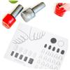 Silicone Manicure Pad Acrylic Nail Practice Mat Acrylic Nail Mat Trainer Acrylic Nail Training Mat Acrylic Nail Template Mat Acrylic Nail Silicone Mat Acrylic Fingernail Mat view 3