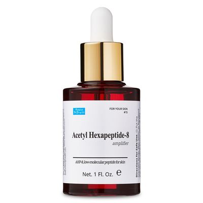 Acetyl Hexapeptide Amplifier 1 fl. oz. 30ml, peptide facial serum for wrinkles, argireline serum ingredients. alternative serum for botox for all type skins.