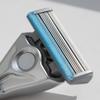 Bulldog Mens Skincare and Grooming Sensitive Recycled Glass Handle Razor with Razor Stand view 3