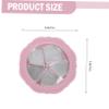 Beaupretty Eyeshadow Pallets 2pcs Empty Eyeshadow Case 5 Grids Pigment Pan Pallet Container with Lip Makeup Brush for Blush Concealer Correct Highlight Powder Case Lip Gloss Containers view 2