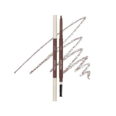 ETUDE Bare Edge Brow Pencil, Eyebrow Pencil, Slim 3D Hexagon, Natural Looking, Korean Makeup, Beauty, Natural Brown (0.003 Ounce)