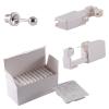 CHUANCI 24PCS/Box Disposable Self Ear Piercing Unit Cartilage Tragus Helix Sterile Piercing Gun NO Pain Piercer Tool Kit Machine (24PCS/Box-3mm Silver Ball) view 1