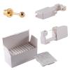 CHUANCI 24PCS/Box Disposable Self Ear Piercing Unit Cartilage Tragus Helix Sterile Piercing Gun NO Pain Piercer Tool Kit Machine (24PCS/Box-3mm Gold Ball) view 1