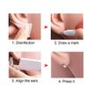 CHUANCI 24PCS/Box Disposable Self Ear Piercing Unit Cartilage Tragus Helix Sterile Piercing Gun NO Pain Piercer Tool Kit Machine (24PCS/Box-3mm Gold Clear Zircon) view 3