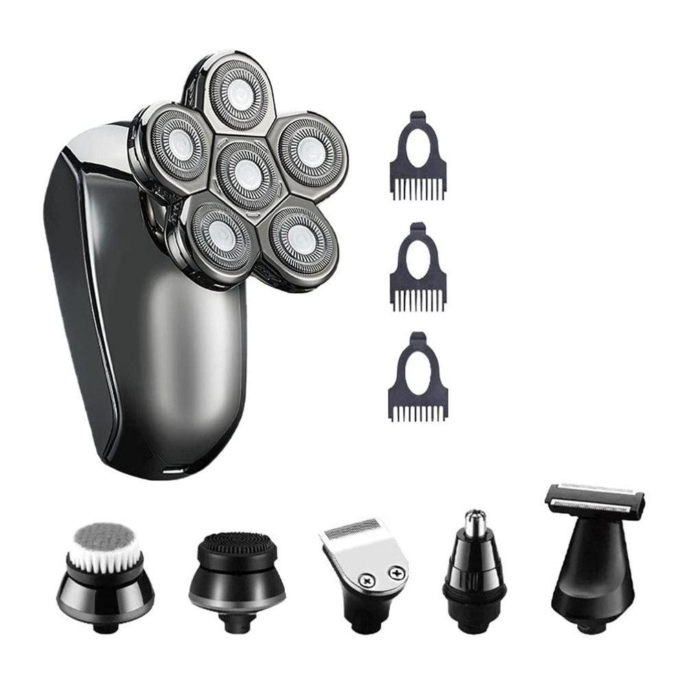 Beaupretty 1 Set Electric Shaver Mens Hair Clippers Facial kit Maquina de afeitar para Hombre Men Body Shaver Beard Clippers Mens Shaving kit Shaver to Rotate abs Charge Razor