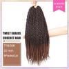 Admutty Havana Twist Crochet Hair 6 Packs 72 Strands 22 inch Crochet Braids Senegalese Twist crochet Hair Jumbo Havana Twist Crochet Braids(T1B/30), 22 Inch (Pack of 6) view 3