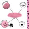 Boie USA Loop Body Scrubber - Soft Silicone-Like Exfoliating Shower Scrubber, Body Cleansing Brush - Hang-to-Wall Loofah Replacement - Antimicrobial Body Exfoliator for All Skin Types (Pink) view 2