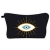 EXCEART Evil Eye Cosmetic Travel Bag Zipper Pouch Trave Makeup Organizer Toiletry Accessories Household Toiletry Bag Decorative Cosmetic Pouch Convenient Lady Makeup Case view 1
