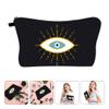EXCEART Evil Eye Cosmetic Travel Bag Zipper Pouch Trave Makeup Organizer Toiletry Accessories Household Toiletry Bag Decorative Cosmetic Pouch Convenient Lady Makeup Case view 2