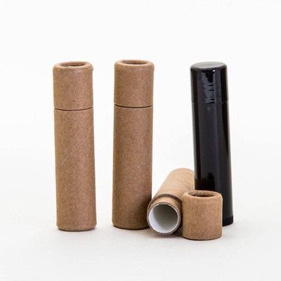 5 mL Kraft Brown Paperboard Lip Balm/Salve/Cosmetic/Lotion Tubes (1000)