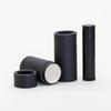 1/2 OZ (Short) Black Kraft Paperboard Lip Balm/Cosmetic/Lotion Tubes (1000) view 1