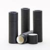 1/3 OZ Black Kraft Paperboard Lip Balm/Salve/Cosmetic/Lotion Tubes (25) view 2
