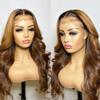 #1B/27 Color Body Wave Human Hair Wigs 180% Density HD Transparent 13x6 Lace Front Wig Human Hair Pre Plucked with Bleached Knots Brazilian Remy Human Hair Glueless Wig for Black Women 16 inch view 2