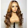 #1B/27 Color Body Wave Human Hair Wigs 180% Density HD Transparent 13x6 Lace Front Wig Human Hair Pre Plucked with Bleached Knots Brazilian Remy Human Hair Glueless Wig for Black Women 16 inch view 3