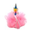Cute Unicorn Kids Bath Loofahs Balls for Baby Girls Boys Mesh Shower Ball Pouf Exfoliating Bath Sponge Body Cleaner Bath Accessories view 4