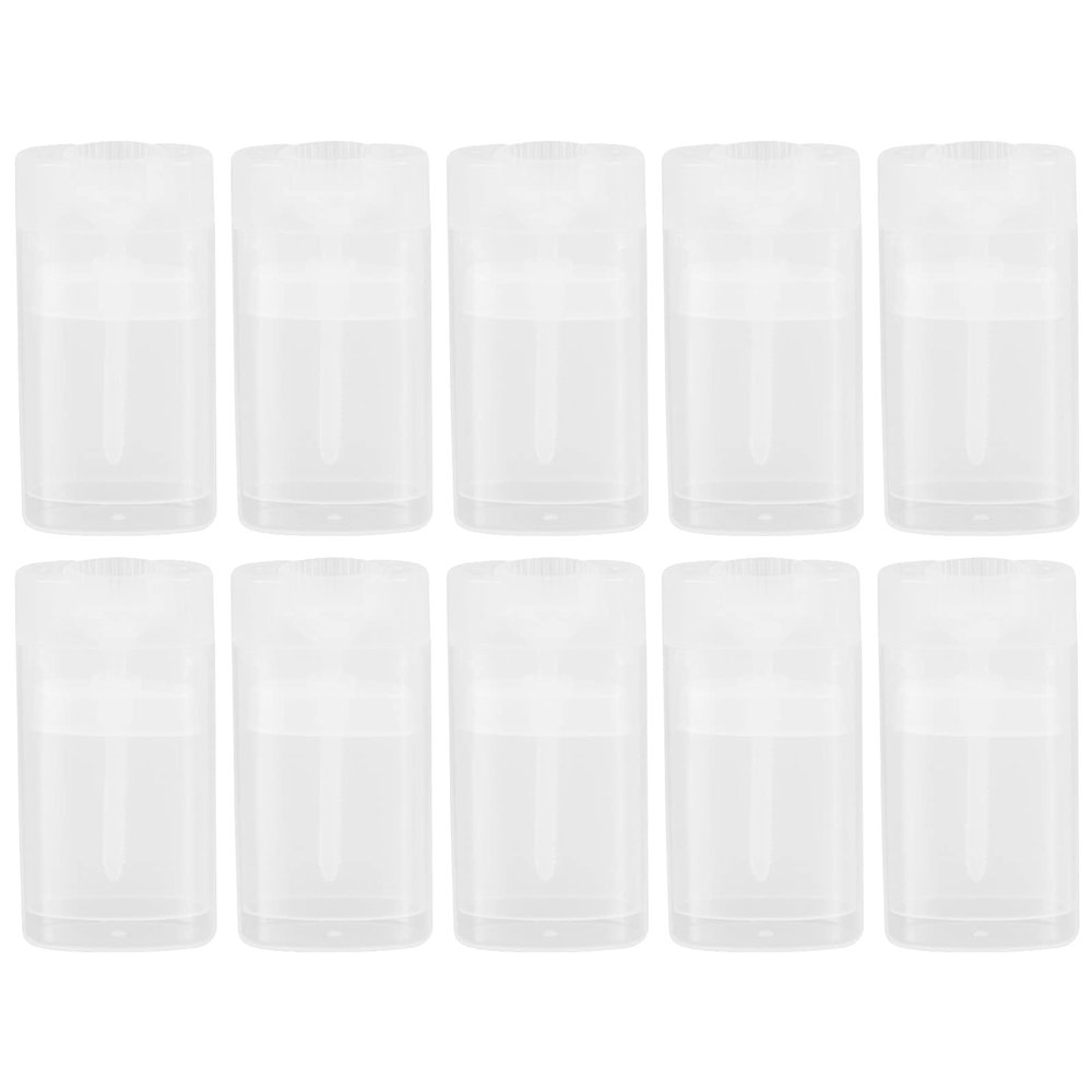 10pcs Empty Containers 15g Refillable Bottles Travel Size Bottles Cream Sub Bottles Portable Storage Bottles for DIY Travel Clear
