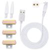 3PCS LinMei Razor Replacement Heads Compatible for Finishing Touch Flawless Body Rechargeable Ladies Shaver and Trimmer with USB Charger, 2 Cleaning Brush view 1