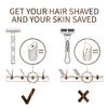 Bambaw Single Blade Razors for Men & Women, Bamboo Razor with 5 Blades, Double Edge Safety Razor, Eco-Friendly, Reusable & Plastic Free  Slim Bamboo Black view 4
