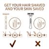 Bambaw Double Edge Safety Razor for Women & Men, Double Edge Razors with 5 Blades, Reusable Single Blade Razor, Eco-Friendly & Plastic Free  Slim Bamboo Silver view 4