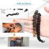 14 Inches 8 Packs Passion Twist Crochet Hair-Mixed Color Combo Pack(6 packs 1B+2 packs T1B/27),Pre-twisted Pre Looped Super Soft & Bouncy Synthetic Hair Extensions For Black Women(14"-8 Packs,1B+T27) view 4