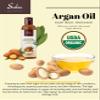4 OUNCES Pure Certified Organic Cold Pressed Unrefined Extra Virgin Moroccan Argan Oil view 2