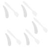 10pcs Small Crescent Cream Spoon Foundation Applicator Lotion Spatula Mini Spoons Plastic Spoons Facial Makeup Scoop Spatula Scoops Plastic Pp Face Travel Small Funnel view 4