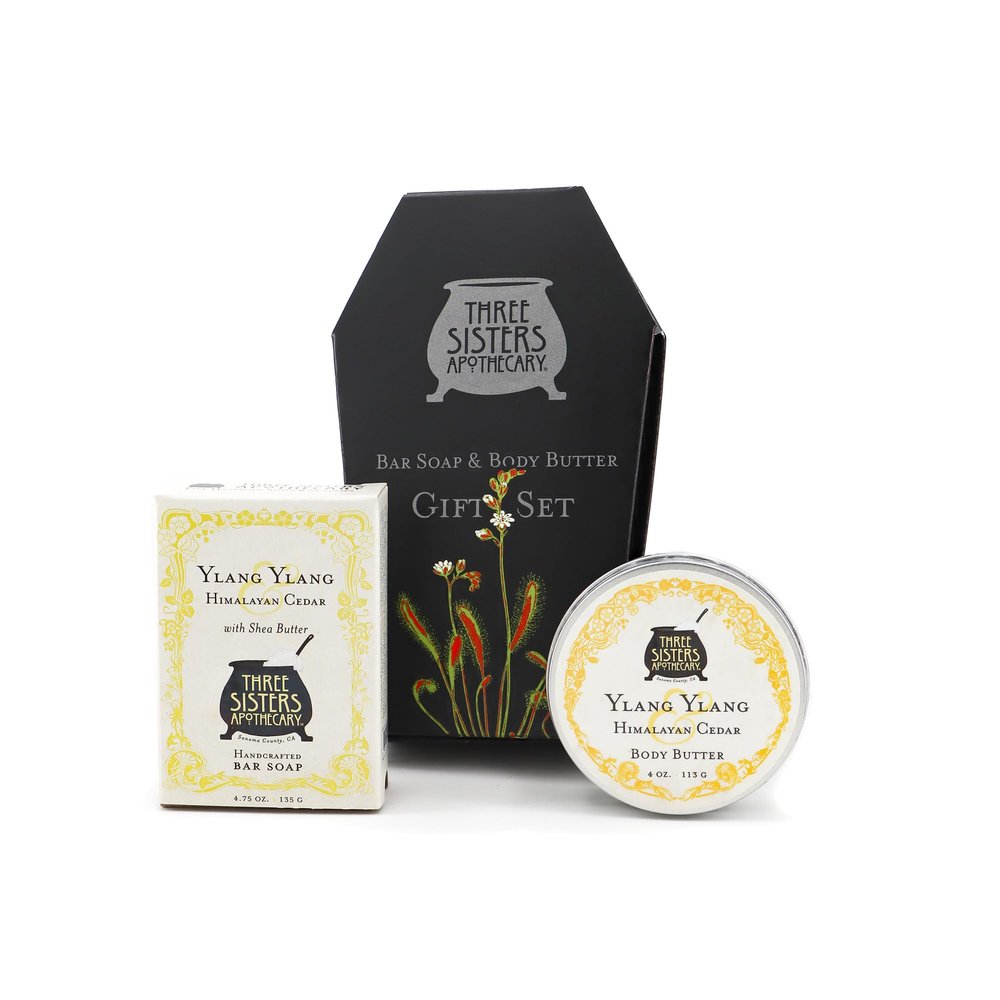 Bathe In Peace Bath & Body Gift Set (Ylang Ylang & Cedar)