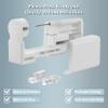 Ear Piercing Kit, Anzero 2 Pcs Disposable Ear Piercing Gun with Preloaded Ear Stud, at Home Self Ear Piercing Gun Kit - 2MM Earrings Stud view 3