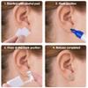 Ear Piercing Kit, Anzero 2 Pcs Disposable Ear Piercing Gun with Preloaded Ear Stud, at Home Self Ear Piercing Gun Kit - 2MM Earrings Stud view 4