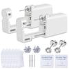 Ear Piercing Kit, Anzero 2 Pcs Disposable Ear Piercing Gun with Preloaded Ear Stud, at Home Self Ear Piercing Gun Kit - 4MM Earrings Stud view 1