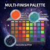 54 Color Professional Eyeshadow Palette  Ultra Pigmented Matte & Shimmer Bold Green, Forest & Olive Shades, Easy to Blend, Full Spectrum Warm & Cool Tones for Halloween & Christmas Glam Makeup view 2