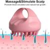 SEIWEI Shampoo Brush Head Scalp Massage Brush, Soft Silicone Shampoo Brush for Wet and Dry Hair, Clean Exfoliate, Promote Hair Growth Scalp Care Comb for Women Men Pet Purple view 3