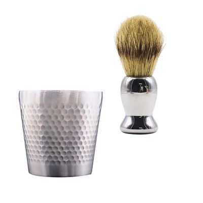 Beaupretty 1set Men Shaving Brush Set Bowl Soft Bristle Beard Brush for Gentle Exfoliation Grooming Tool for Valentine Day