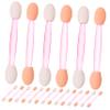 100pcs Eye Shadow Stick Eyeshadow Makeup Sticks Dual-ended Eye Stick Girl Eyeshadow Makeup Brush Eyeshadow Cosmetic Eyeshadow Makeup Accessories Eyeshadow Sticks view 1