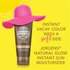 Jergens Natural Glow Instant Sun Tanning Moisturizer + Bronzer, Lightweight Sunless Tanning for Natural-Looking Color, Light Bronze, 6 Oz view 4