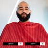 Barber Strong The Barber Cape Haircut Cover for Men, Hair Repelling and Static-Reducing Material, Flexible Elastic Neckband, Water Resistant Fabric, Oversized for Complete Coverage - Red/White Stripe view 4