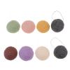 8pcs Face Wash Sponge Cleaning Tools Round Makeup Sponge Skin Care Tools Beauty Sponge Massage Tool Wash Face Flutter Face Washing Puffs view 2