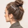 2 Pairs Clear Crystal Hair Barrette Pins Beautiful Hair Jewelry Accessories for Women - Silver Bobby Pins with Decorative Rhinestones view 4