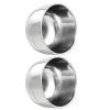 Beaupretty 2pcs Stainless Steel Shaving Bowl for Men Bubble Bowl for Easy Lathering and Travel-friendly Shaving Cup Elegant Design view 1