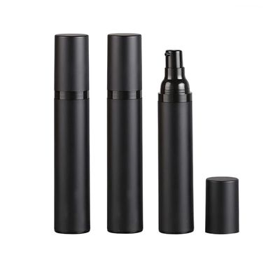 3 Pack Black Airless Pump Bottle Travel Lotion Bottles Cosmetic Cream Bottle Vacuum Pump Bottles Makeup Dispenser Container (50ml/1.7oz)