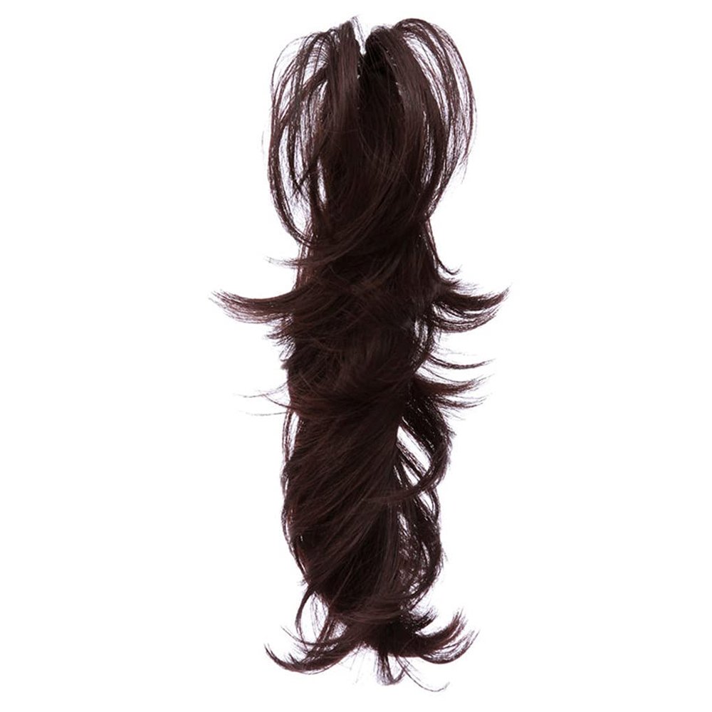 14Inch Synthetic Claw Ponytail Or Chignon Stylish Hair Exension Wavy Ponytail Bun Hairpieces M2-33