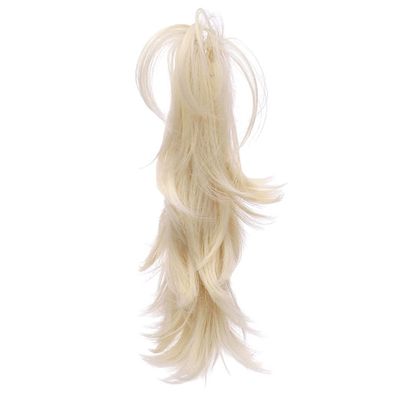 14Inch Synthetic Claw Ponytail Or Chignon Stylish Hair Exension Wavy Ponytail Bun Hairpieces #613