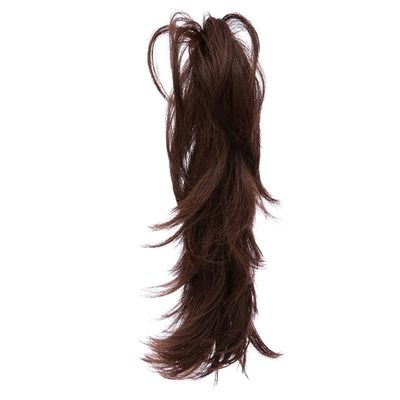 14Inch Synthetic Claw Ponytail Or Chignon Stylish Hair Exension Wavy Ponytail Bun Hairpieces M2-30