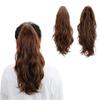 18"Synthetic Drawstring Ponytail Wigs Claw Clip In Hair Extensions Ponytails And Hair Pieces Human Hair Ponytail Extensions Long HPP006A 16-21inches view 3
