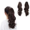 18"Synthetic Drawstring Ponytail Wigs Claw Clip In Hair Extensions Ponytails And Hair Pieces Human Hair Ponytail Extensions Long HPP006A 16-21inches view 4