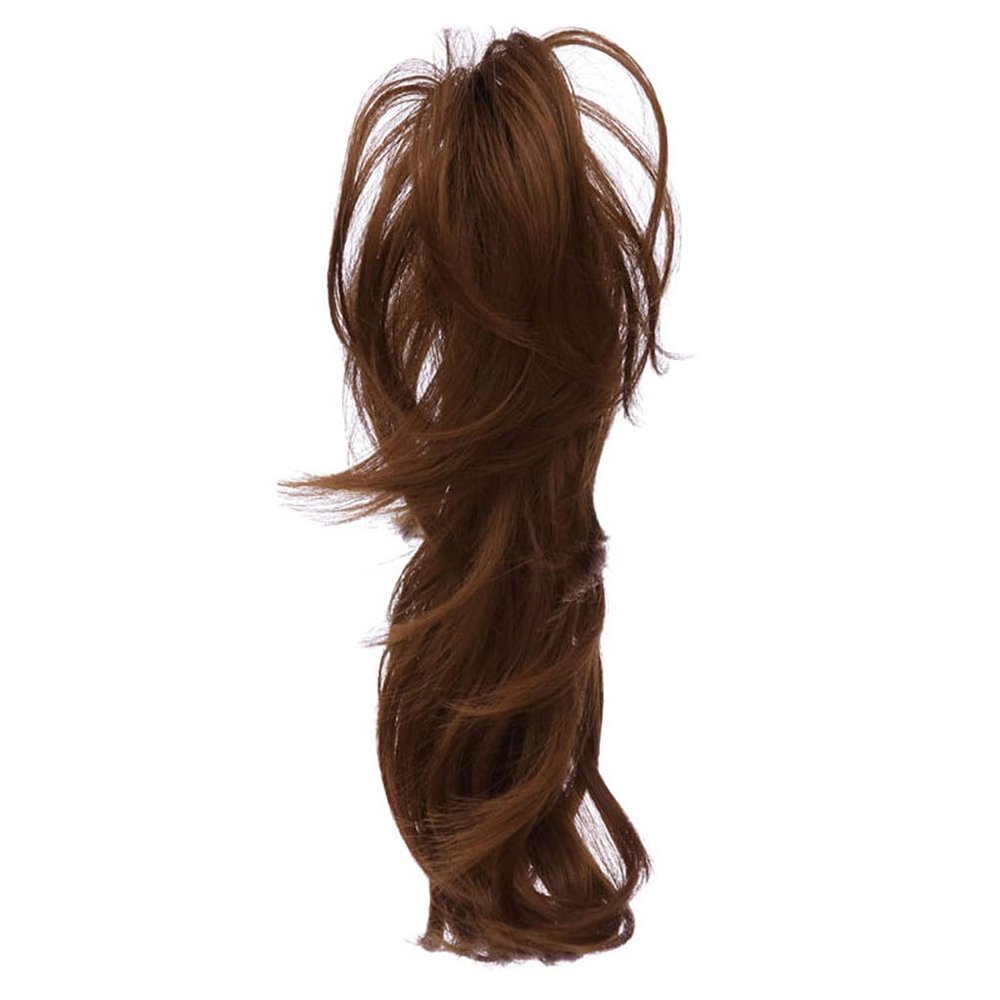 14Inch Synthetic Claw Ponytail Or Chignon Stylish Hair Exension Wavy Ponytail Bun Hairpieces #12