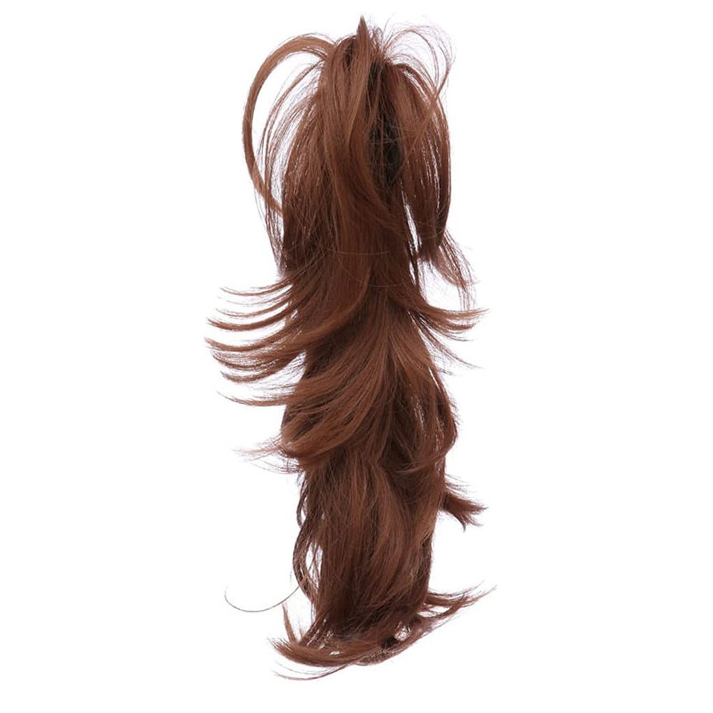 14Inch Synthetic Claw Ponytail Or Chignon Stylish Hair Exension Wavy Ponytail Bun Hairpieces #30