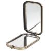 1pc Vintage Double-Sided Foldable Makeup Mirror Compact Portable Travel Cosmetic Mirror for Women High-Definition Present view 2